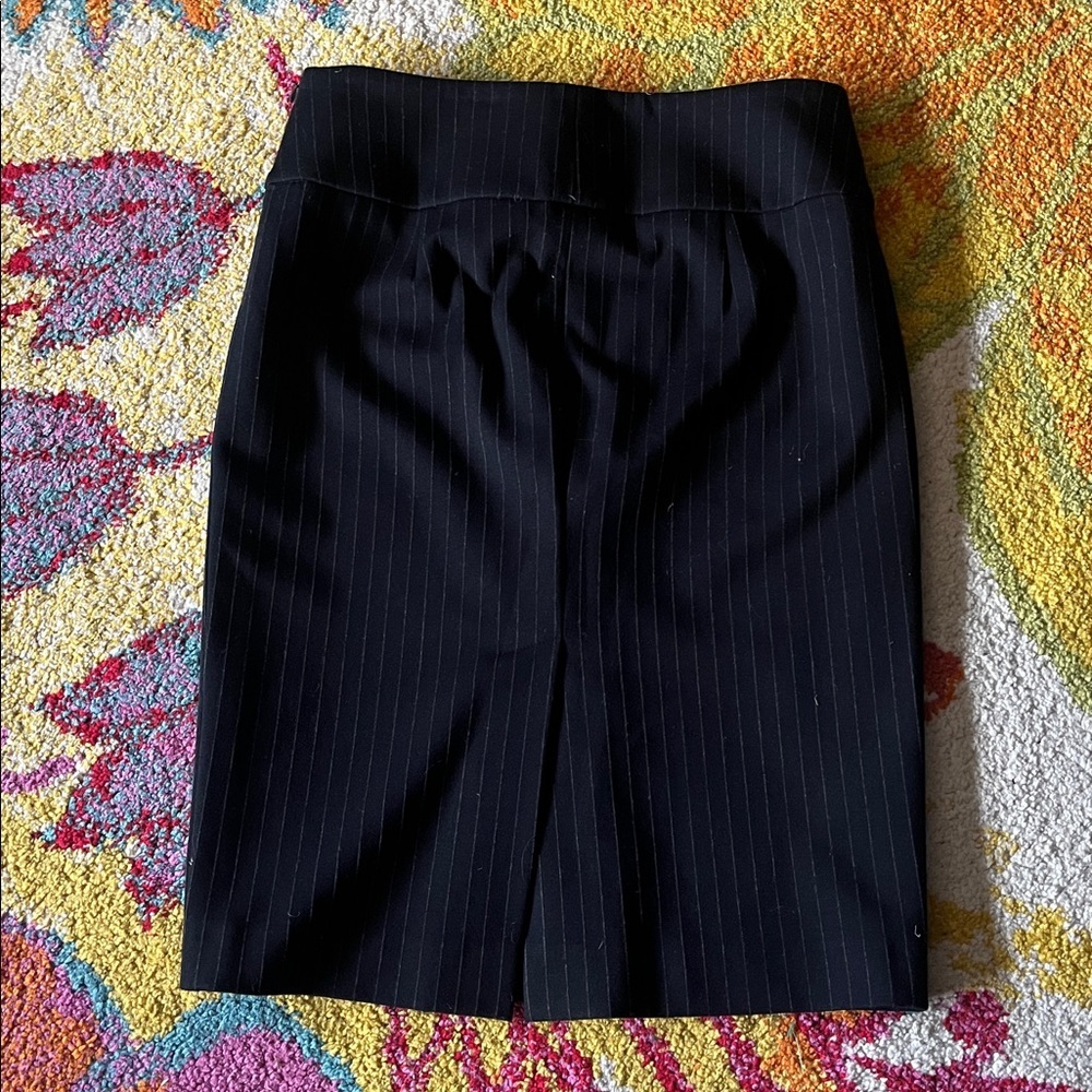 NWT PESERICO SIGN PINSTRIPE PENCIL SKIRT WOMENS 42 - Picture 3 of 8